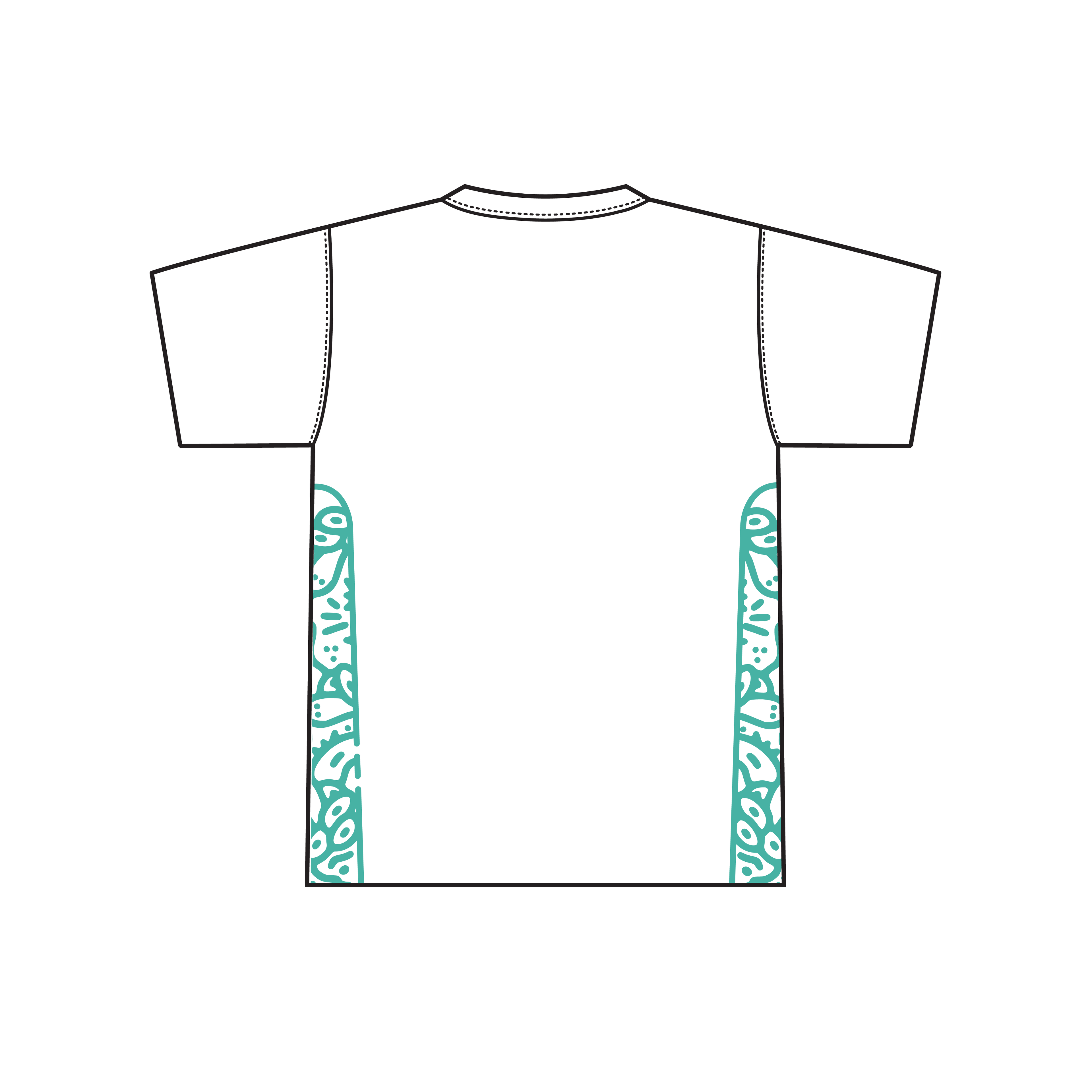 teal shinikizo tee