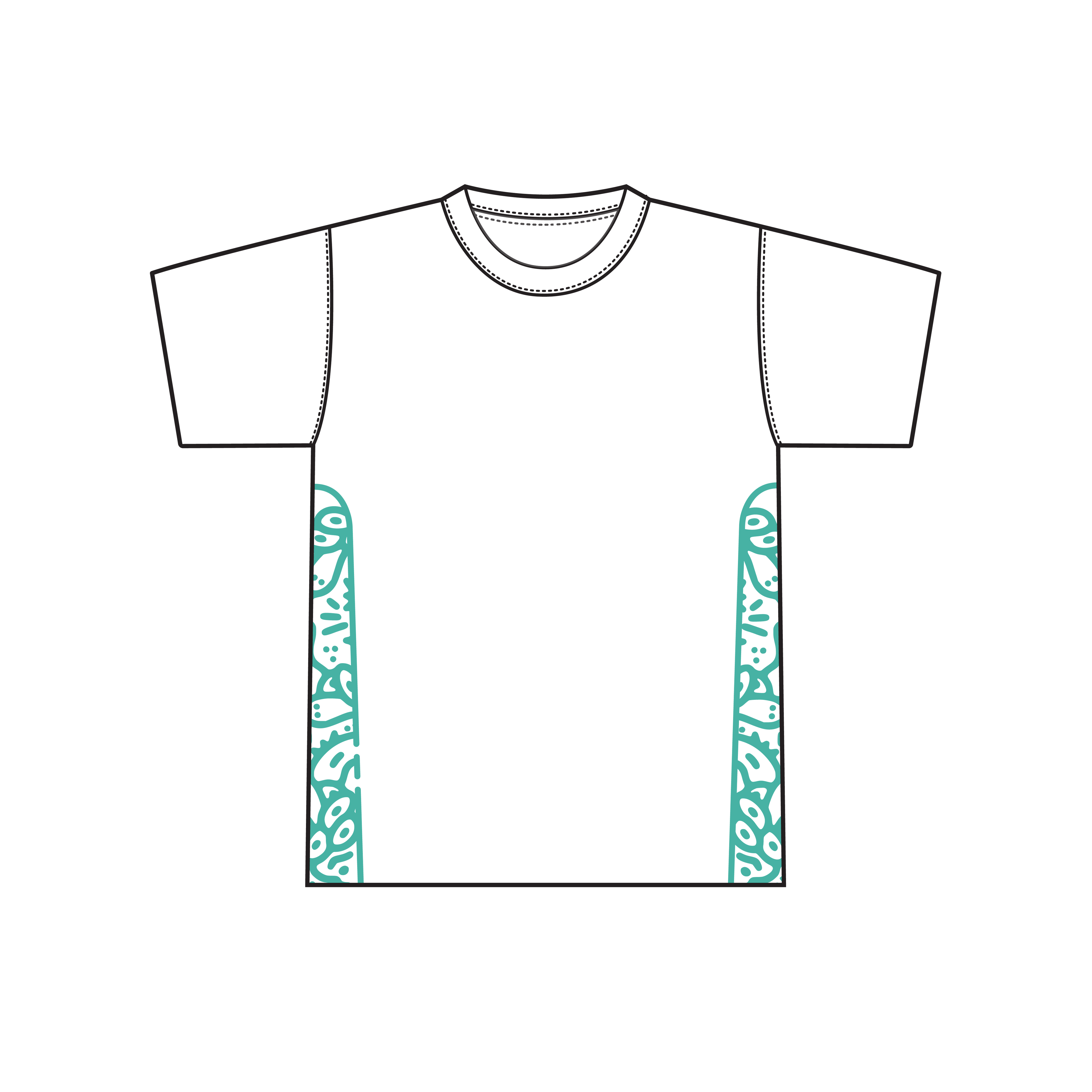 teal shinikizo tee
